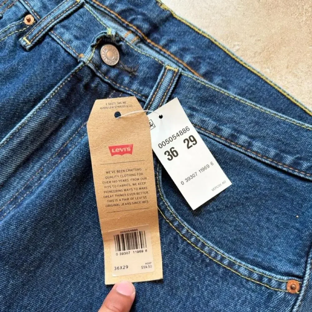 NWT Levis 505 Jeans - Size 36 x 29